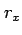 $\displaystyle r_x$