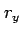 $\displaystyle r_y$