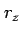 $\displaystyle r_z$