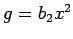$ g=b_2x^2$