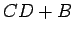 $ CD+B$