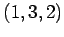 $ (1,3,2)$