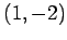 $ (1,-2)$