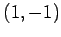 $ (1,-1)$