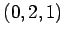$ (0,2,1)$