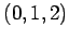 $ (0,1,2)$