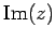 $ \mathrm{Im}(z)$