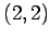 $ (2,2)$