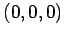 $ (0,0,0)$