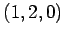 $ (1,2,0)$