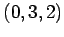 $ (0,3,2)$