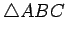 $ \triangle ABC$