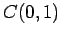 $ C(0,1)$