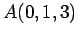 $ A(0,1,3)$