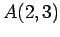$ A(2,3)$