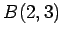 $ B(2,3)$