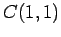 $ C(1,1)$