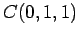 $ C(0,1,1)$