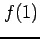 $\displaystyle f(1)$