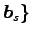 $ \vec{b}_s\}$