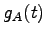 $\displaystyle g_A(t)$