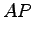 $\displaystyle AP$