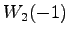 $ W_2(-1)$