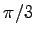 $ \pi/3$