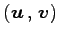 $ \left({\vec{u}}\,,\,{\vec{v}}\right)$