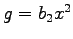 $ g=b_2x^2$