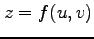 $ z=f(u,v)$