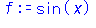 sin(x)