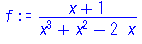 (x+1)/(x^3+x^2-2*x)