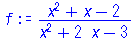 (x^2+x-2)/(x^2+2*x-3)