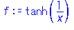 tanh(1/x)