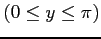 $ (0\leq y\leq\pi)$
