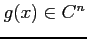 $ g(x)\in C^{n}$