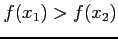 $ f(x_{1})>f(x_{2})$