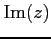 $ \mathrm{Im}(z)$