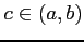 $ c\in(a,b)$