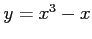 $ y=x^3-x$
