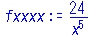 24/x^5