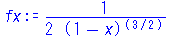 1/2/(1-x)^(3/2)