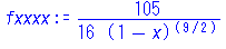 105/16/(1-x)^(9/2)