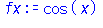 cos(x)