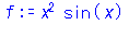 x^2*sin(x)
