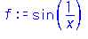 sin(1/x)