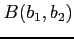 $ B(b_1,b_2)$