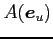 $ A(\vec{e}_u)$