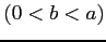 $ (0<b<a)$